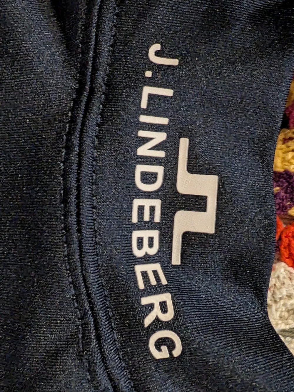 J. Lindeberg Thermal Long Sleeve Top - Navy - Picture 5 of 6